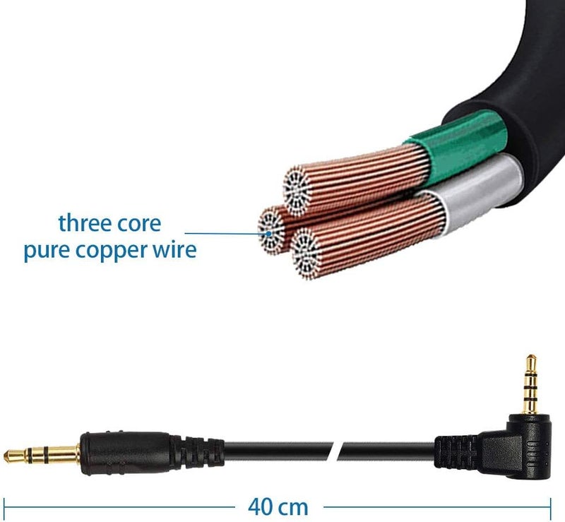 Pixel Camera Shutter Connecting Cable Cord 3.5mm-E3 Compatible for Canon Rebel PowerShot Pentax Samsung Sigma Cameras Compatible with Shutter Remote Control TW-283 Series - Image 2
