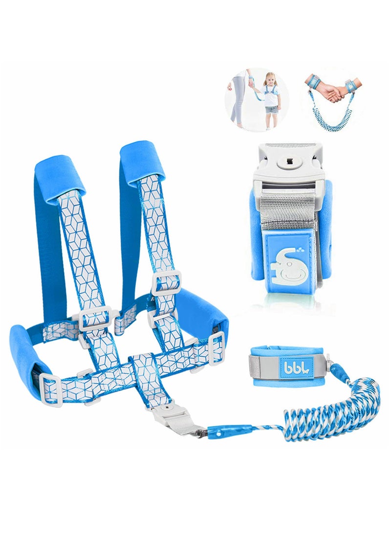 Excefore Toddler Leash for Walking, Toddler Safety Harnesses Leashes, Safety Harness with Lock for Kids, Anti Lost Wrist Link Safety Wrist Link - Image 1