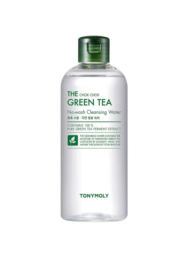 TonyMoly The Chok Chok Green Tea No-Wash Cleansing Water 300ml - Image 1