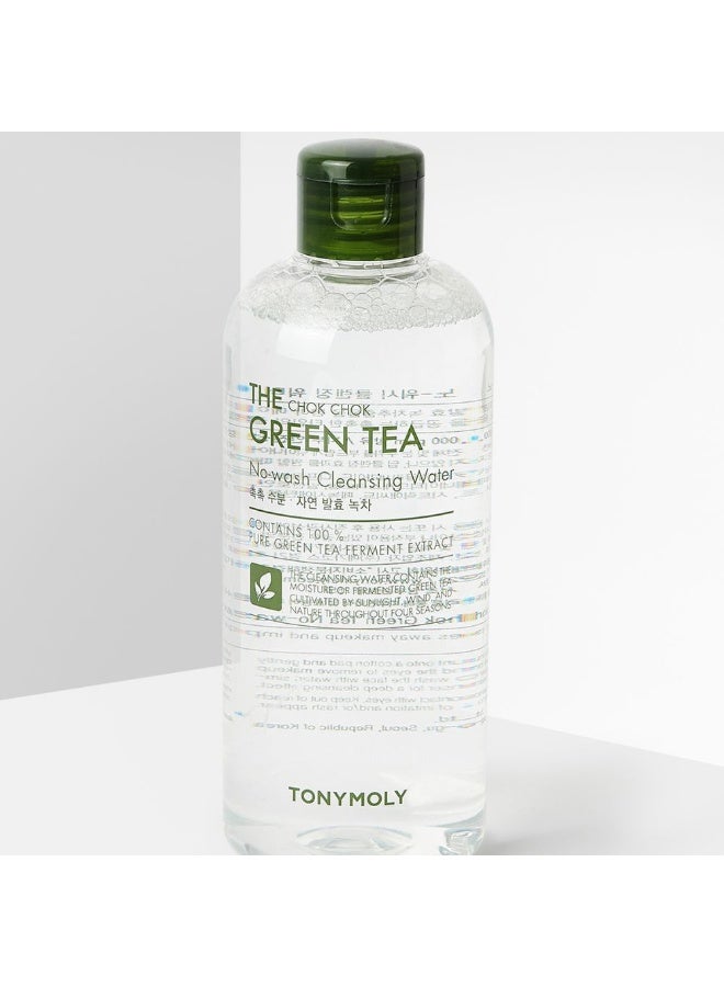 TonyMoly The Chok Chok Green Tea No-Wash Cleansing Water 300ml - Image 2