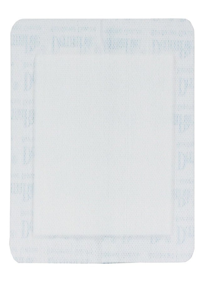 DermaRite's Sterile Bordered Gauze Dressing with Adhesive Border - Flexible Non-Linting Material, First-Aid, Individually Packaged - 4 in. x 4 in., 1 Count, 25 Packs, 25 Total - Image 3