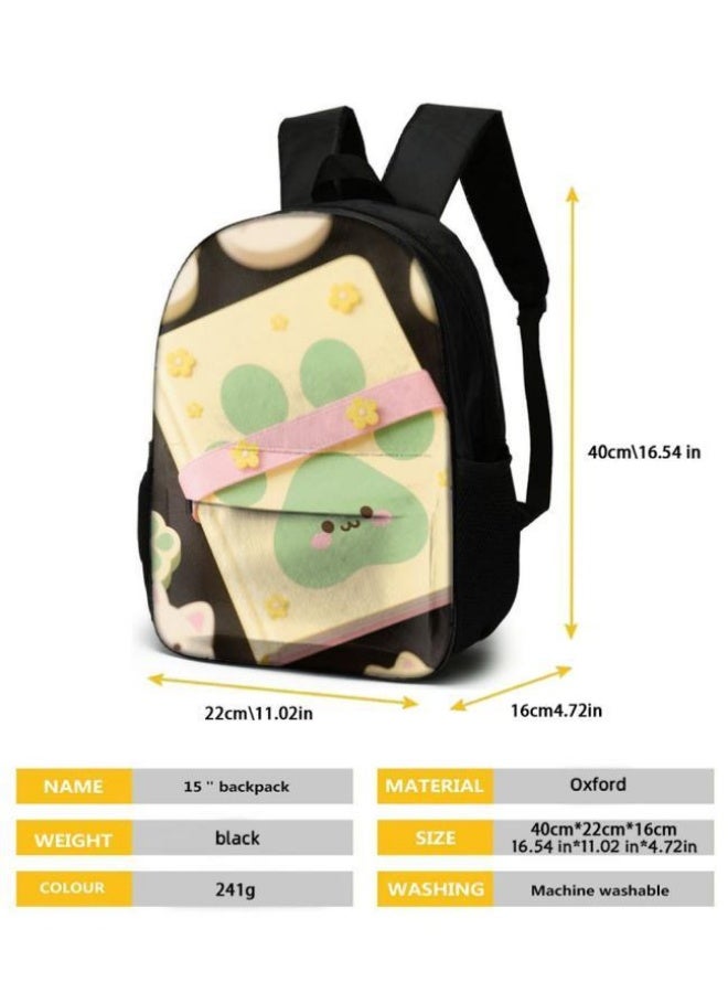 Bright Li Fire Unlock the new fashion of childish fun! Three-piece set of bags, cartoon elements for children and teenagers (students, children, friends' outings, mountain climbing, schooling, etc. can be used) - 12 - Image 5
