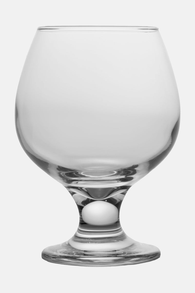 LAV 6 Pieces Misket Brandy Snifter Glass 390ml, Transparent - Image 2