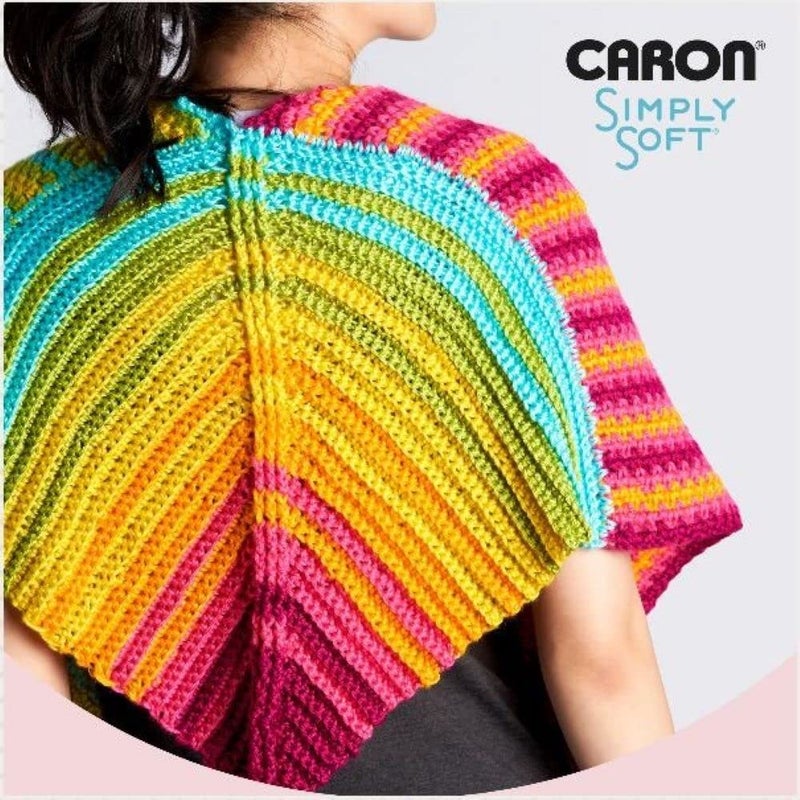 Caron Simply Soft Party Snow Sparkle Yarn - 3 Pack of 85g/3oz - Acrylic - 4 Medium (Worsted) - 164 Yards - Knitting/Crochet - Image 5