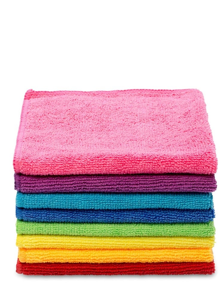 TETRA MAKS All Purpose Microfiber Cloth 9 Pieces Colors - Image 3