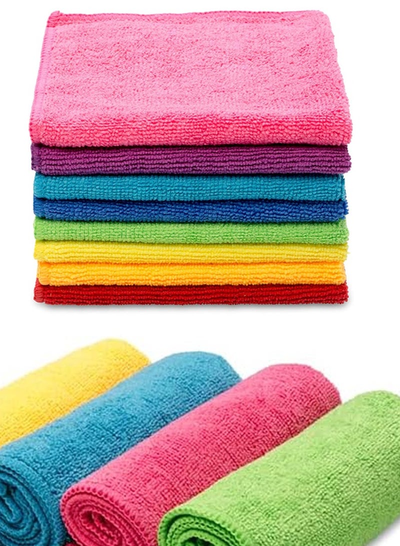 TETRA MAKS All Purpose Microfiber Cloth 9 Pieces Colors - Image 2