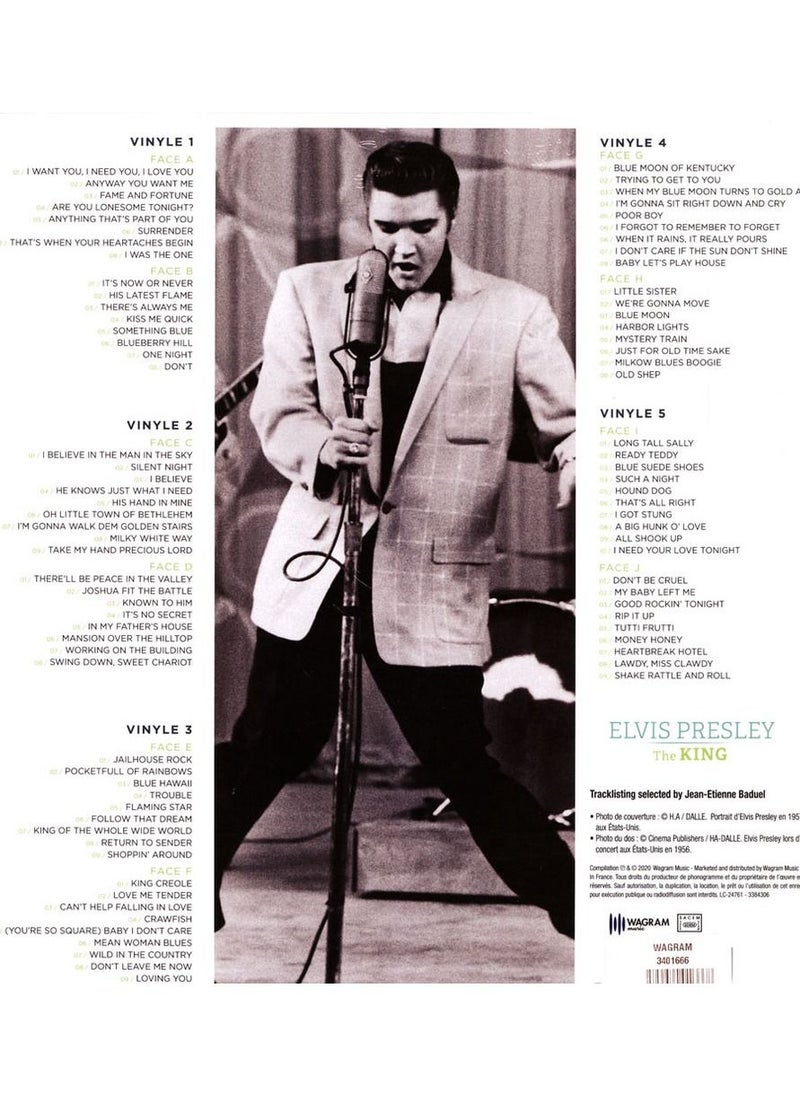 null - Elvis Presley - The King - 5LP Box Set - Music Vinyl Record - Image 1
