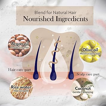 mimosu Hair Growth Shampoo Bar Fermented Rice Water 2in1 Shampoo Conditioner 5oz Unscented pH Balanced Solid Bar for Oily Hair Korean Hair Care - Image 4