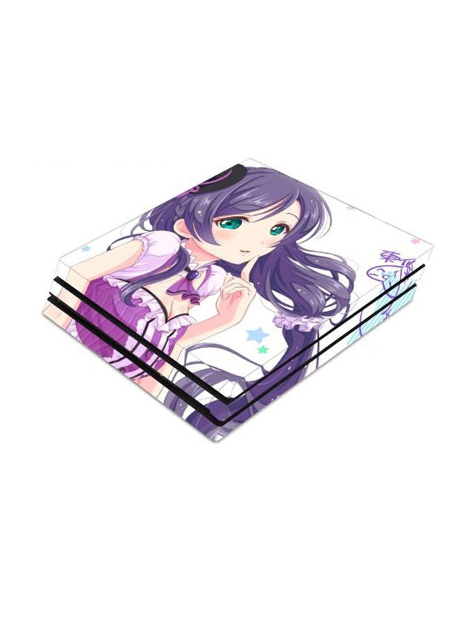 NIBEMINENT 3-Piece Anime Character Printed Console And Controller Sticker Set For PlayStation 4 Pro  - Image 4