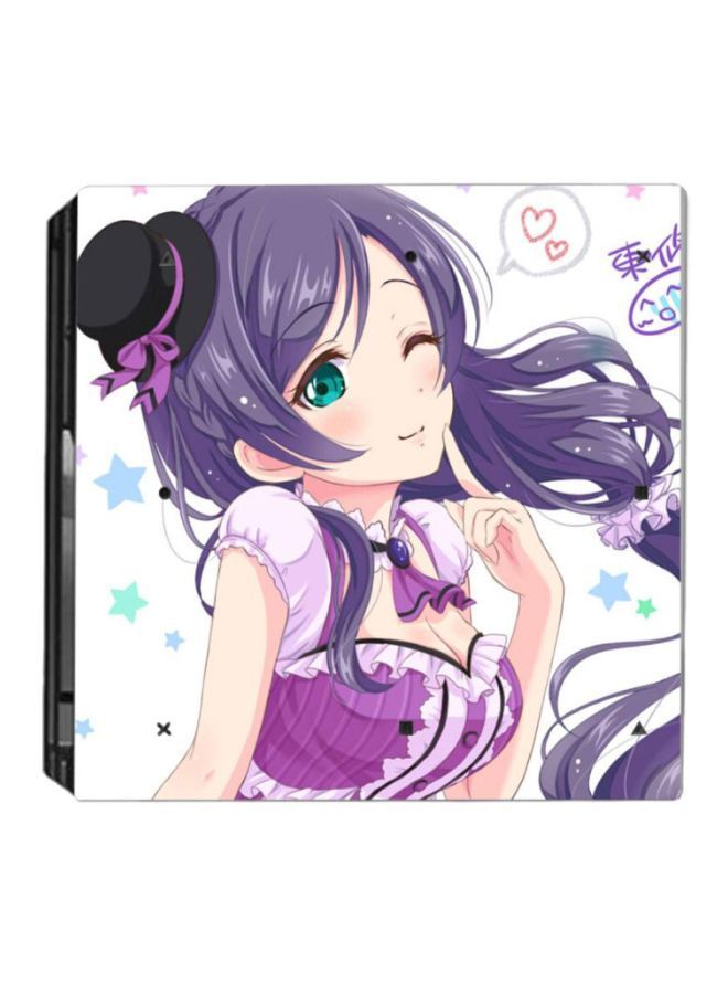 NIBEMINENT 3-Piece Anime Character Printed Console And Controller Sticker Set For PlayStation 4 Pro  - Image 2