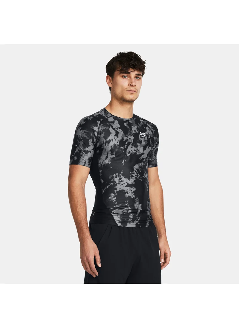 اندر ارمور Men's HeatGear Iso-Chill Graphic Printed Training T-Shirt
