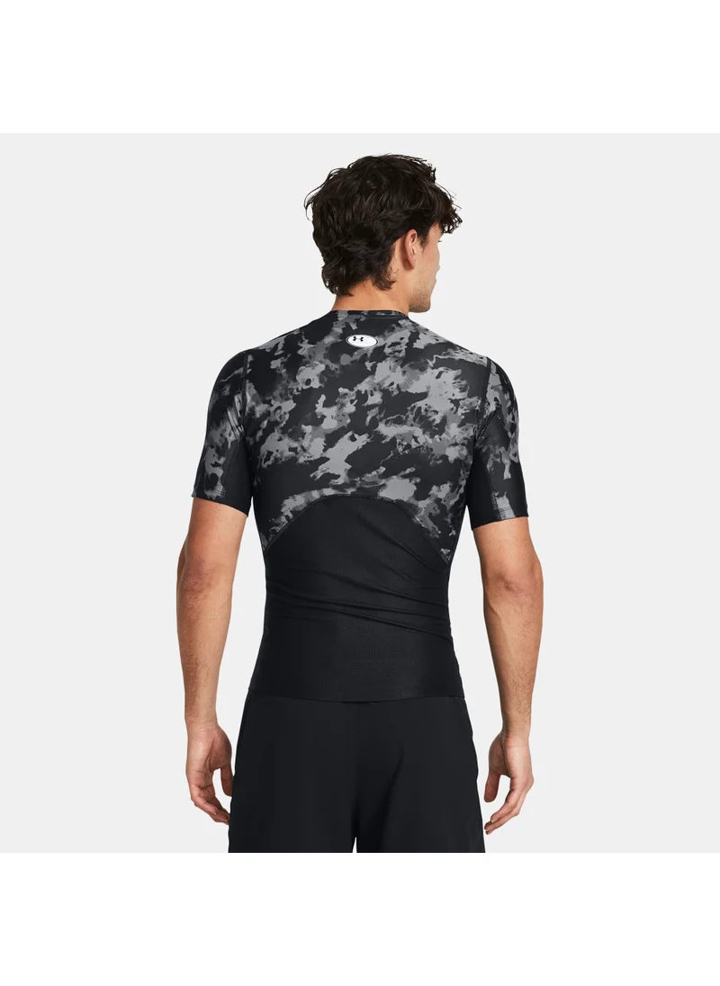اندر ارمور Men's HeatGear Iso-Chill Graphic Printed Training T-Shirt