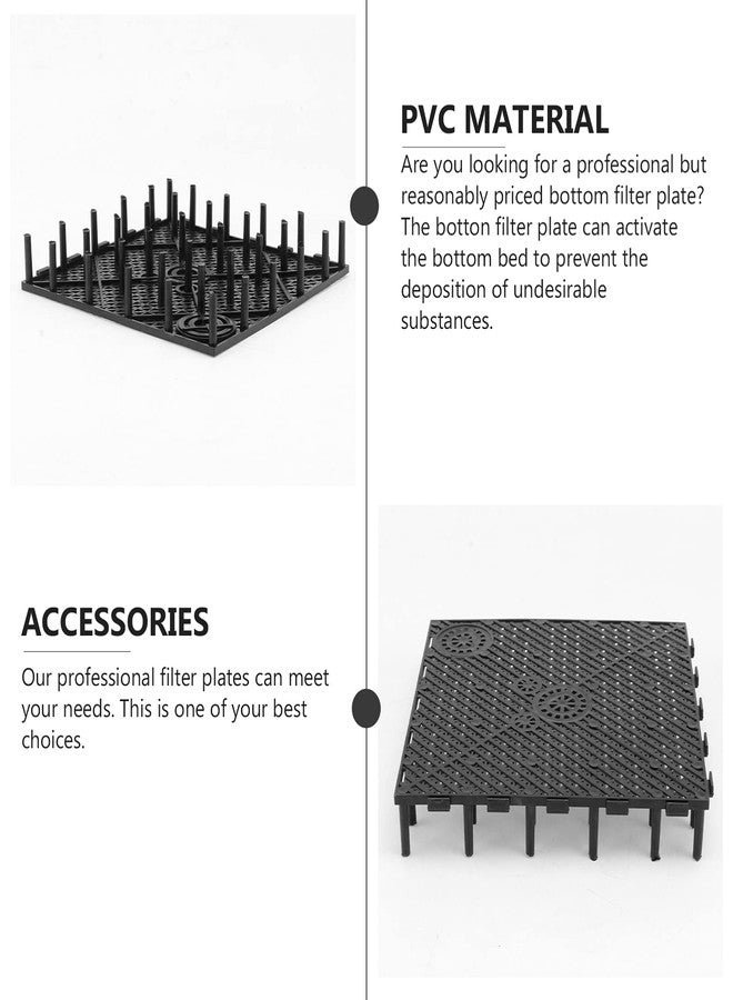 Scicalife 20pc Fish Tank Bottom Plate Sand Gravel Board PVC Splicing Combination Clapboard Bottom Sand Gravel Board - Image 4