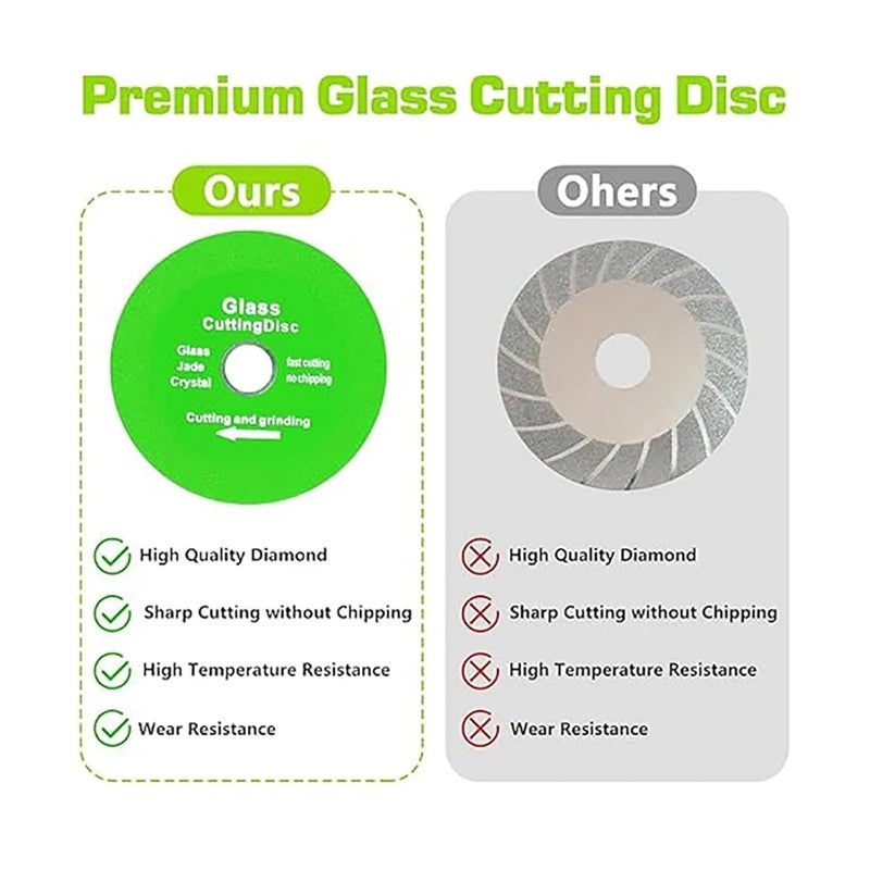 2PCS Diamond Saw Cutting Blade For Jade Crystal Ceramics Tiles Grinder Glass Tool - Image 5