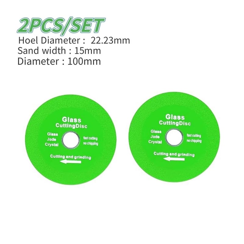 2PCS Diamond Saw Cutting Blade For Jade Crystal Ceramics Tiles Grinder Glass Tool - Image 3