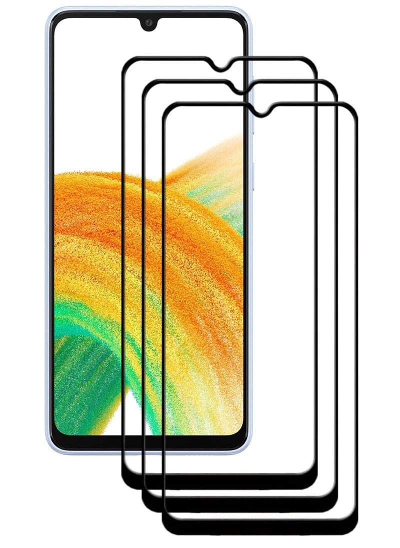 ACLIX 3 Pieces Antistatic ESD Dustproof Premium Quality High Definition Tempered Glass Screen Protector Designed For Samsung Galaxy A335G - Image 1