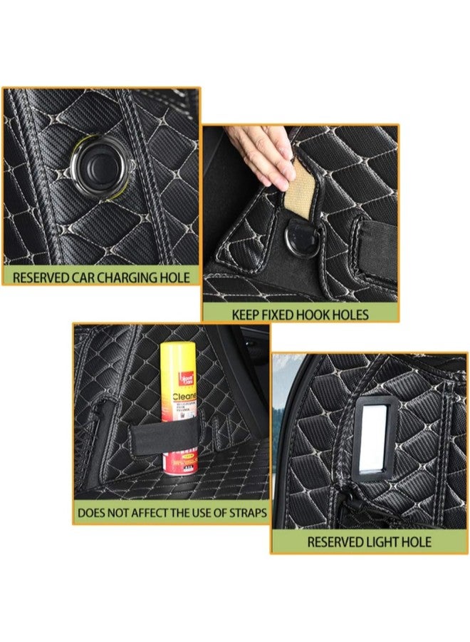 klarako Leather Black Car Cargo Liner Trunk Bottom Mat Carpet for Cooper F56 F55 F54 F60 Countryman Floor Mat Protection F55 F56 F57 ONE/ONE PLUS Accessories - Image 3