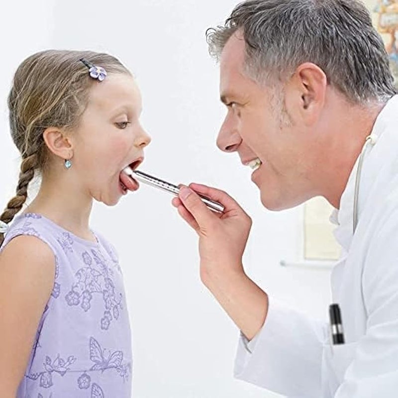 قلم اضاءة طبي تشخيص (قطعتان) من شيفكيت، مصباح ليد صغير قابل لاعادة الاستخدام قلم مصباح يدوي مصباح يدوي LED، مصباح ضوئي للطبيب الممرضة EMT للطوارئ - Image 5