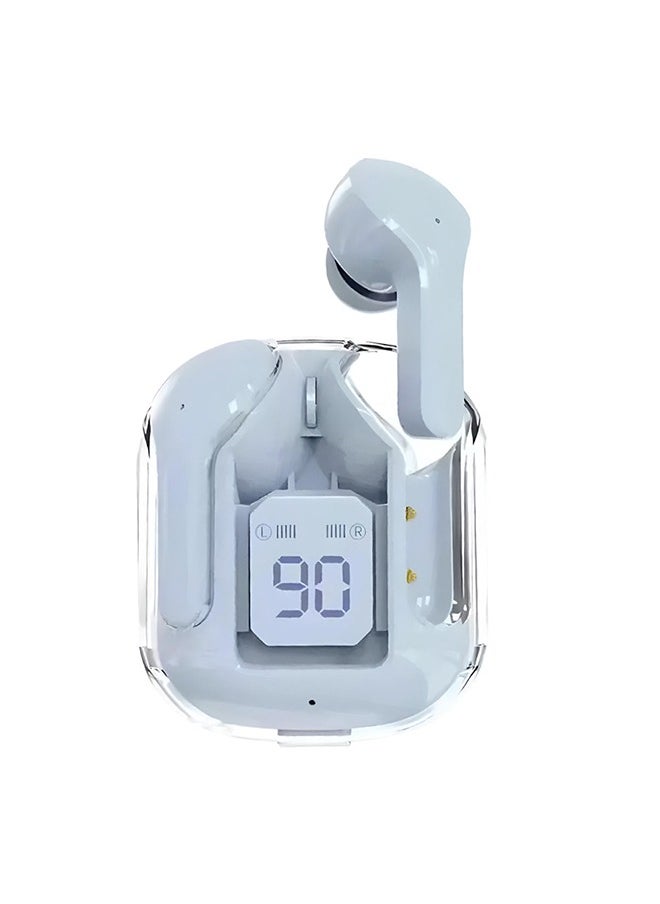 iCruze - Maxpods TWS Earbuds with Digital Battery Display, Dual Mic ENC Noise Cancelling, 6mm Drivers, IPX7 Waterproof, Voice Assistant, Touch Control, Up to 6 Hours Playtime, 250mAh Battery - Blue - Image 1