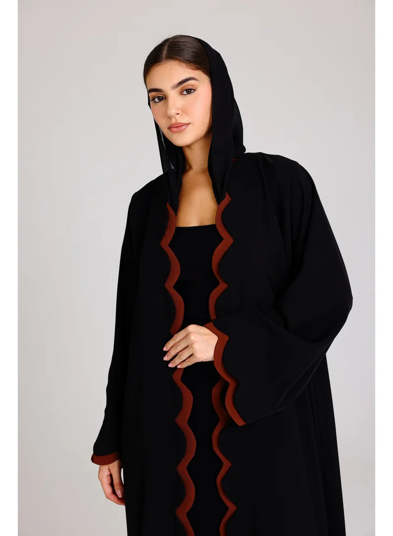 اكسا عباية أساسية قصات دائرية درجات