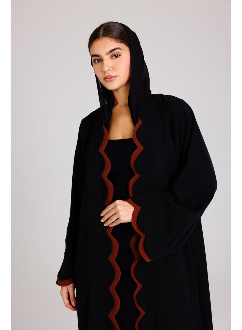 اكسا عباية أساسية قصات دائرية درجات - Image 2