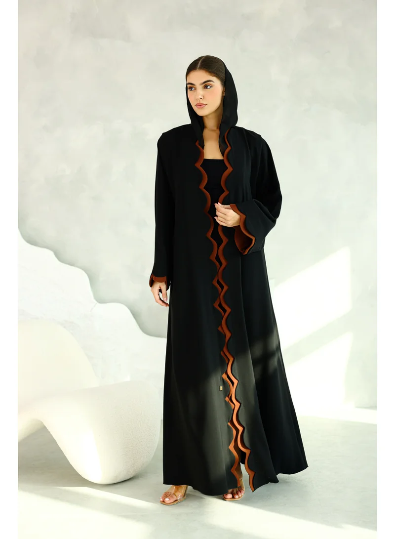 اكسا عباية أساسية قصات دائرية درجات