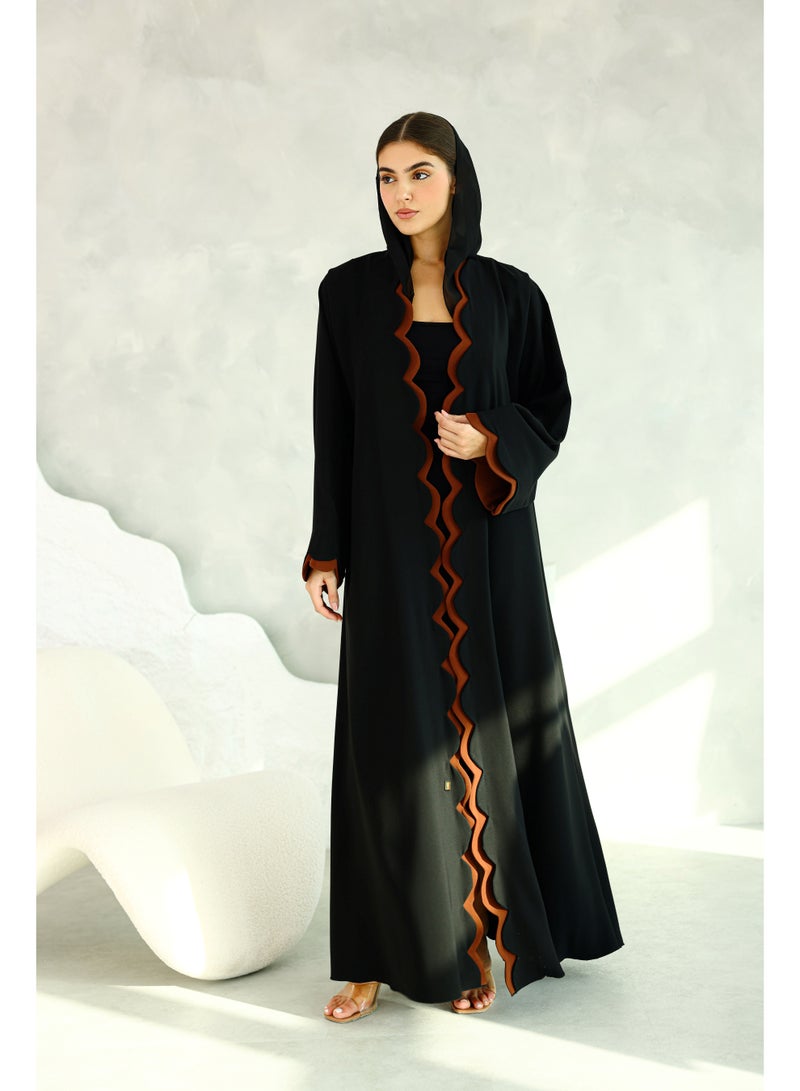 اكسا عباية أساسية قصات دائرية درجات - Image 1