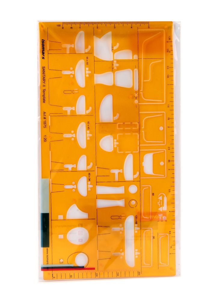 Isomars sanitary drawing template