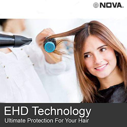 Nova NHP 8211 1800 Watts Proffesional Hair Dryer for Women (Blue) - Image 5