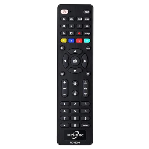 MYHGRC Universal Remote Control for All TVs, Blu-ray/DVD Players, Streaming Media Players, Soundbars, Cable Boxes and All Audio/Vido Devices - TV/DVD/AUX/CBL 4 in 1 Universal Remote Easy Setup - Image 1