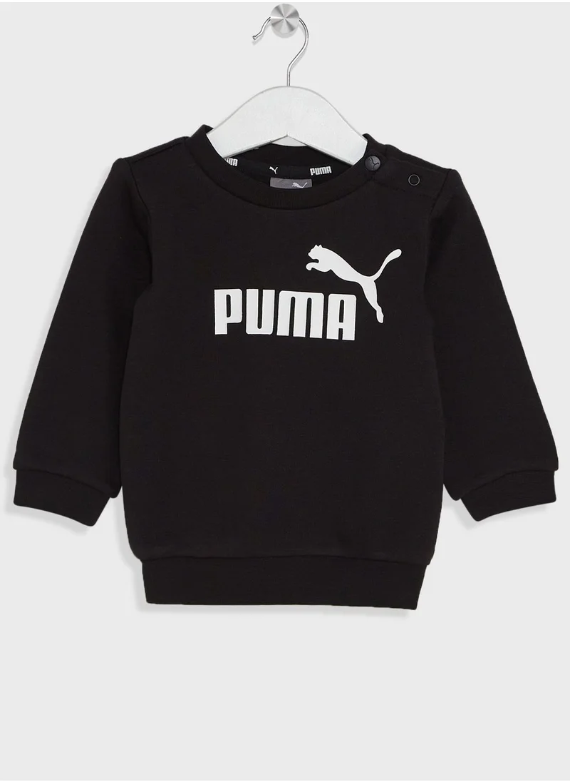 PUMA Infants Essential Minicats Crew Joggers Fl
