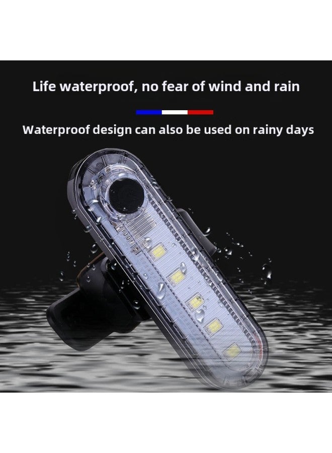 إسكدنيا ضوء خلفي ساطع لركوب الدراجات في الليل مزود بمنفذ USB قابل لإعادة الشحن لركوب الدراجات الجبلية ضوء تحذير خارجي للسيارة للبيع بالجملة - اللون: عبوة opp بيضاء - Image 4