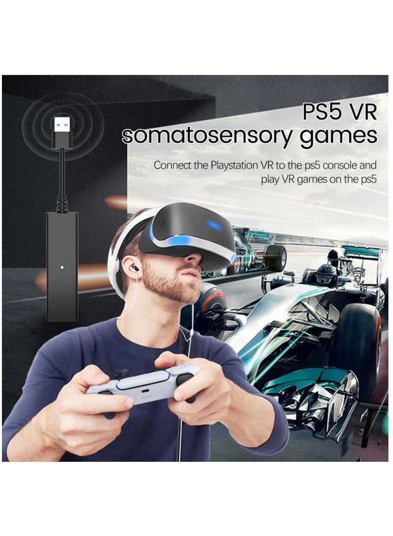 Y&D PSVR Camera Adapter for PS5 Console, VR Cable Controller, Male to Female USB 3.0 PS Playstation 5, Game Console Somatosensory Accessories, PS4 Converter  - Image 2