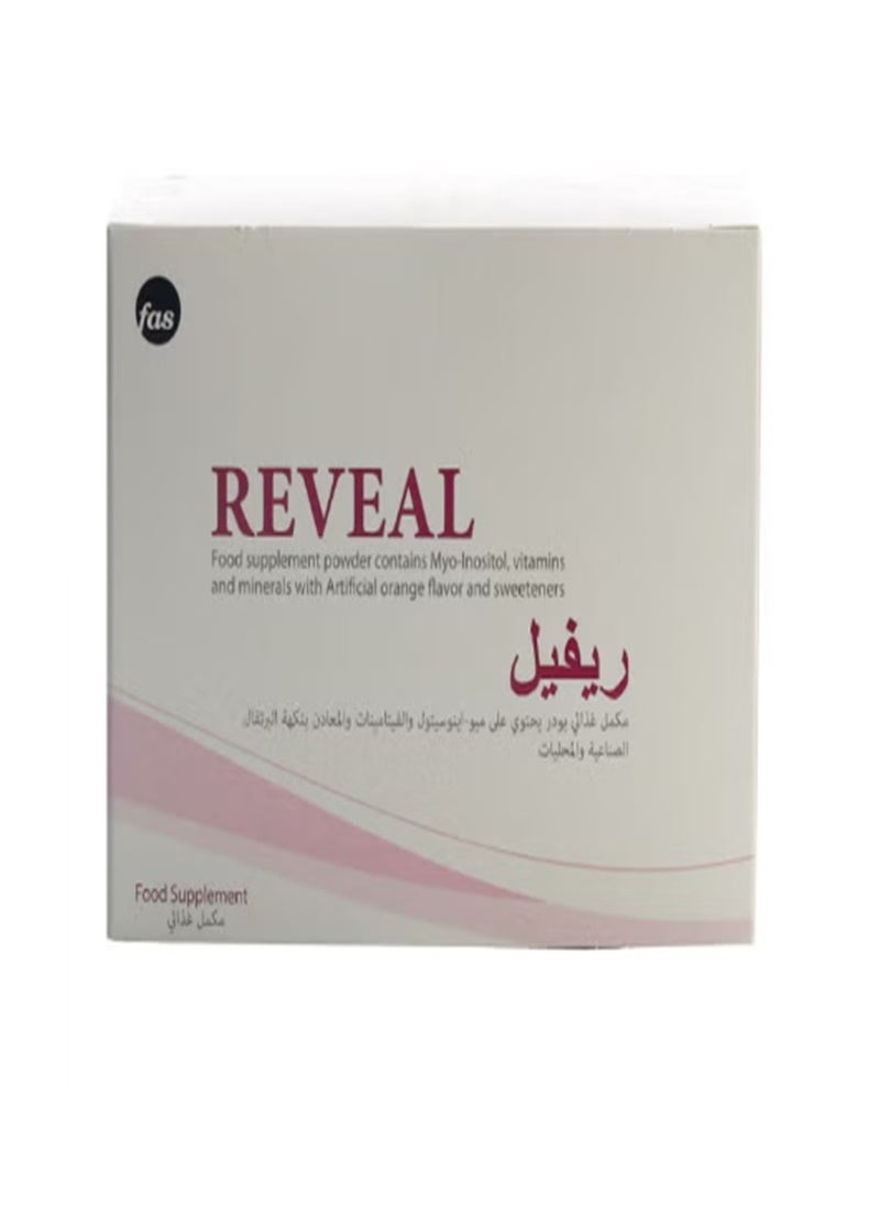 فاس - عبوة أكياس مكمل غذائي ريفيل ميو اينوسيتول - 30 كيس - Image 1