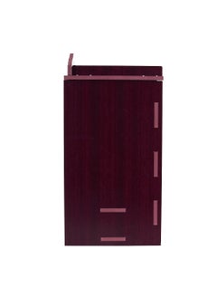 Lyrics Lyrics Creation Beautiful MDF Wooden TempleHome Temple Pooja Mandir Wall Hanging and Table Top Home Mandir Temple Home Decor Beautiful Wooden Temple Dark Brown 432319 cm Light Brown  - Image 4