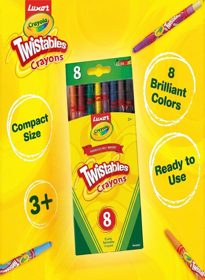 Luxor Crayola Twistable Long Crayons 8 Shades - Image 5