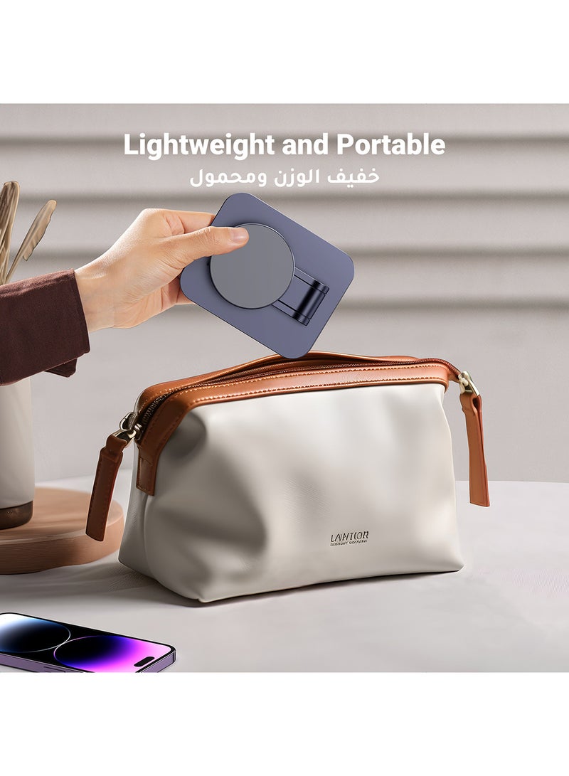 Ugreen MagSafe Phone Stand For Desk Adjustable iPhone stand Aluminum Mobile Stand 360° Rotatable Magnetic Phone Holder Stand Directly Use With iPhone 16/15/14/13 Series Fit For All 4-7.9-Inch Phones - Image 5