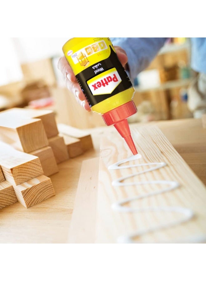 Pattex D2 Express Long-Lasting Quick-Drying Wood Glue White 250g 2755965 - Image 1