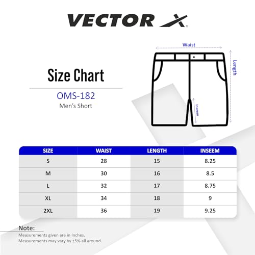 Vector X COMBAT-001 Unisex Men's Adult Compression Bottom Sports Tights Shorts Body fit Ideal for Gym, Running, Cycling, Swimming, Basketball, Cricket, Yoga, Football, Tennis, Badminton (M) Navy - Image 3