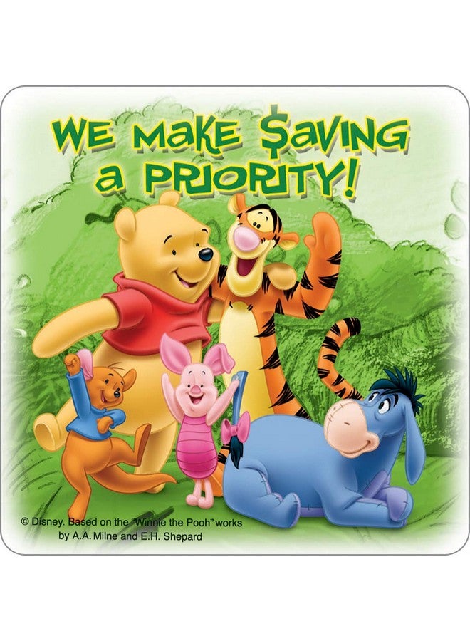 SmileMakers Disney Winnie The Pooh Bank Stickers - 100 Per Pack - Image 5