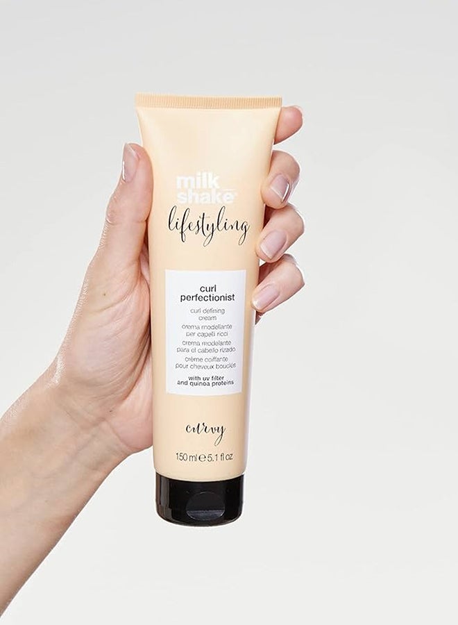 Milk Shake Lifestyling Curl Perfectionist Cream - Defines Curls, Controls Frizz & Adds Shine for a Soft, Natural-Looking Result (150 ml) - Image 5
