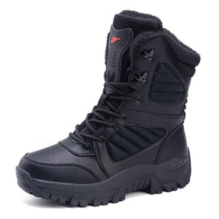 Cross-border new snow boots mens outdoor skiing warm cotton shoes waterproof cold-proof windproof high-top cotton boots Black - pzsku/Z065E6FF3F816E534D17AZ/45/1746045367/4866f0ad-932d-46e5-a544-5a1c9700ea17