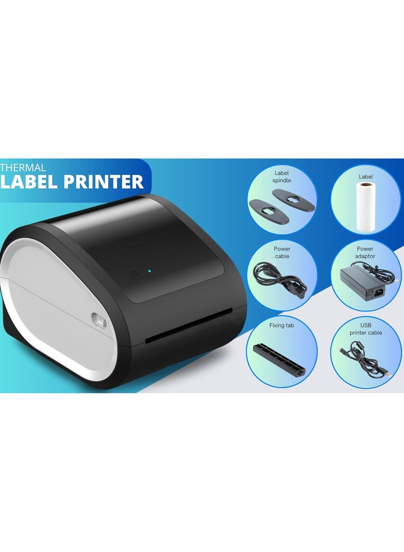 AROAQ Thermal Printer Commercial Tag Barcode Printer Label Printer Single Printer - Image 4