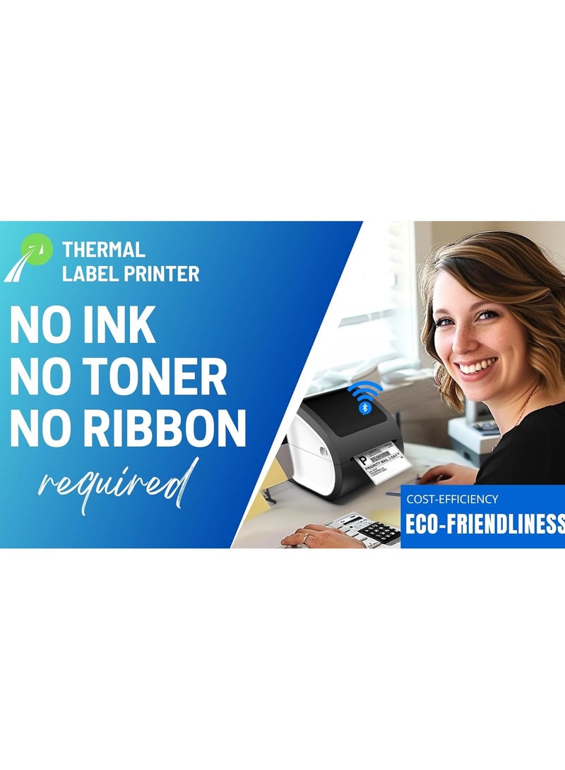 AROAQ Thermal Printer Commercial Tag Barcode Printer Label Printer Single Printer - Image 2