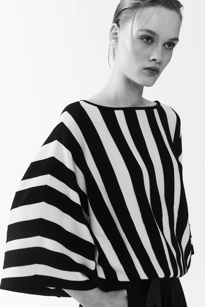 H&M Fine-knit boat-neck top
