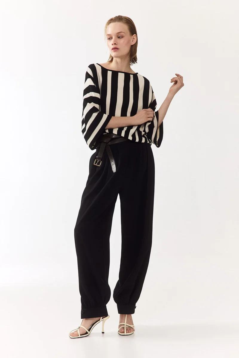 H&M Fine-knit boat-neck top