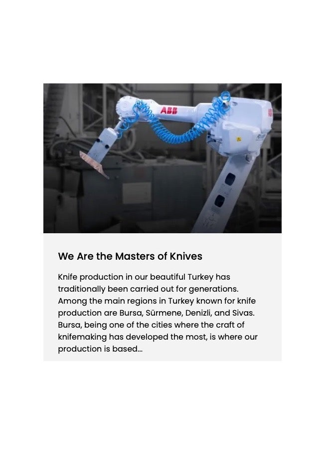 PiRGE سكين الطهاة كاتربرو 15 سم ضيق أزرق - Image 5