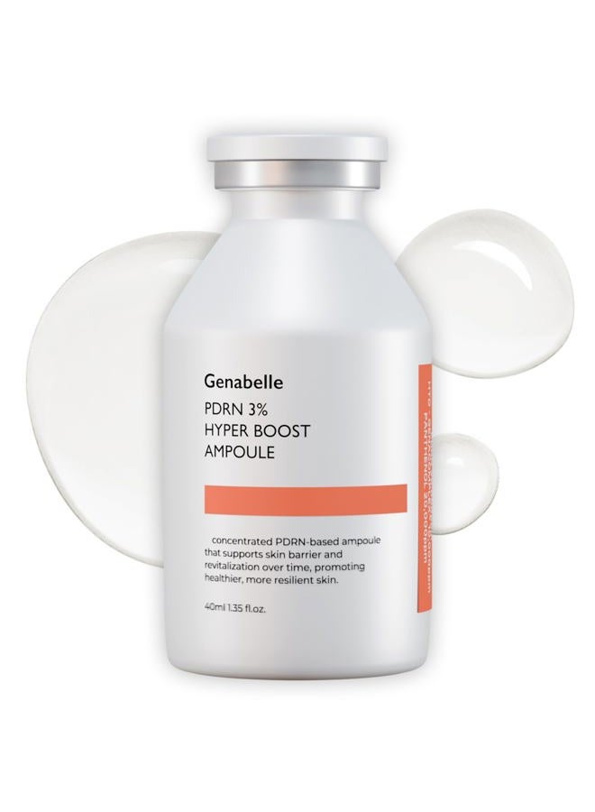 Genabelle PDRN 3% Hyper Boost Ampoule – Advanced Skin Support Serum with PDRN, Niacinamide, Hyaluronic Acid, Peptides, and Centella for Skin Barrier Support, Dryness, and Uneven Texture - Image 1