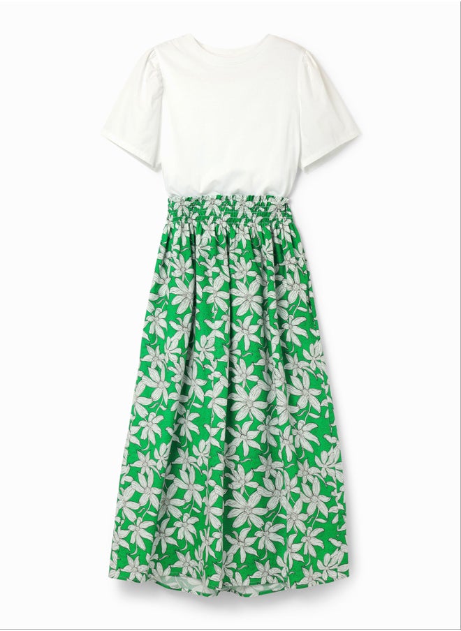 DESIGUAL Combination floral midi dress  - Image 5