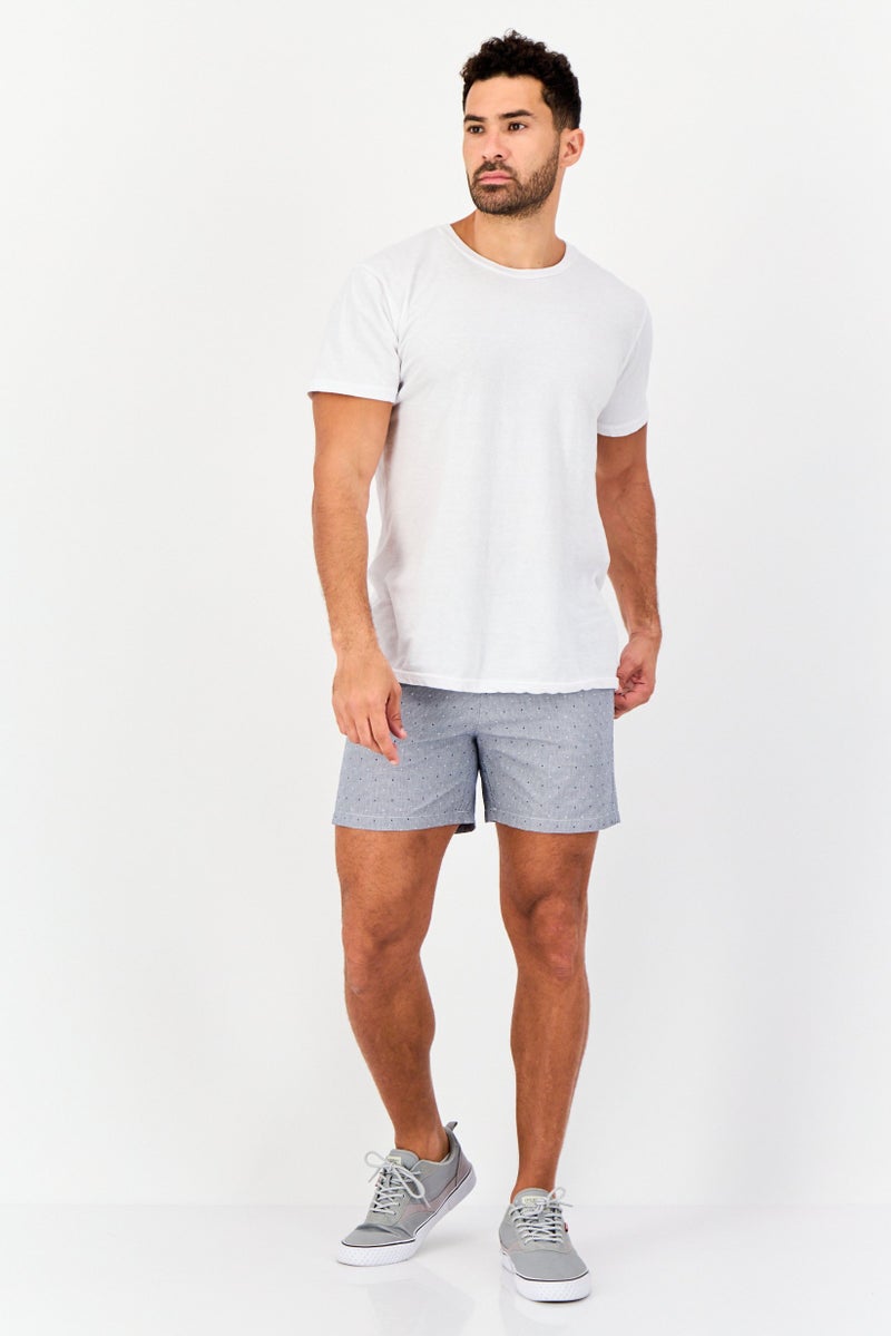 GIORDANO Men Allover Print Drawstring Basic Shorts, Multicolor - Image 4